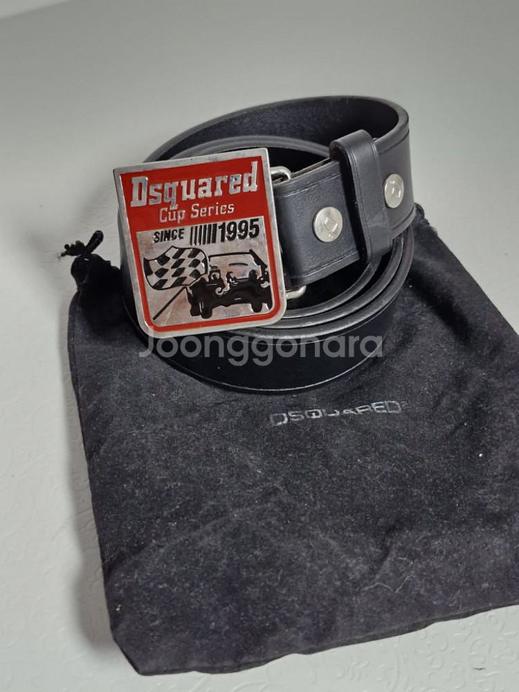 디스퀘어드2 이태리 통가죽벨트 정품입니다--4