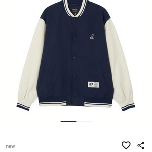 캉골 바시티 자켓 8169 다크블루색상