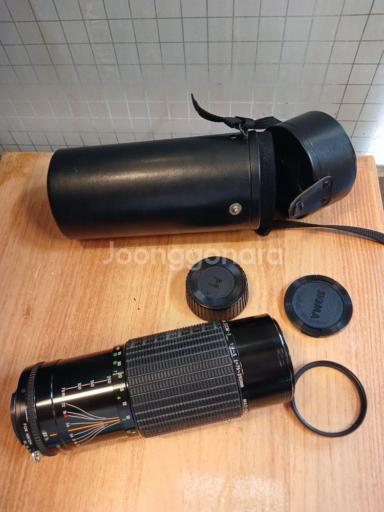 니콘카메라 시그마75-250mm 랜즈FM,FM2,FE,--0