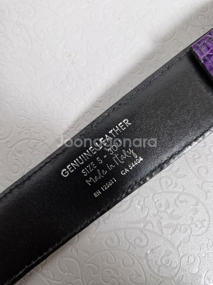 GENUINE LEATHER 이태리 여성 벨트--4
