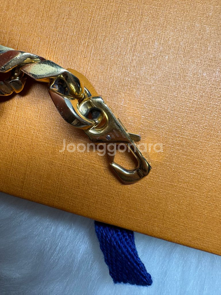 루이비통 골드 LV 체인링크 브레이슬릿 팔찌 L--3