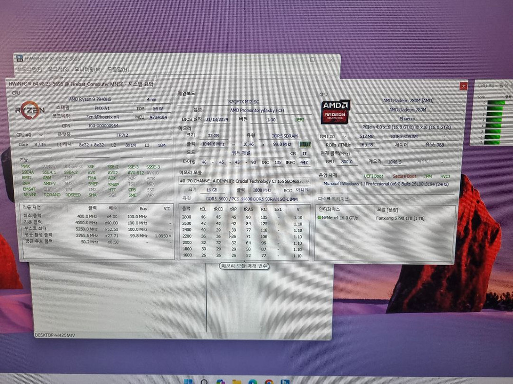 FIREBAT MN56 7940HS 32GB 1T--3
