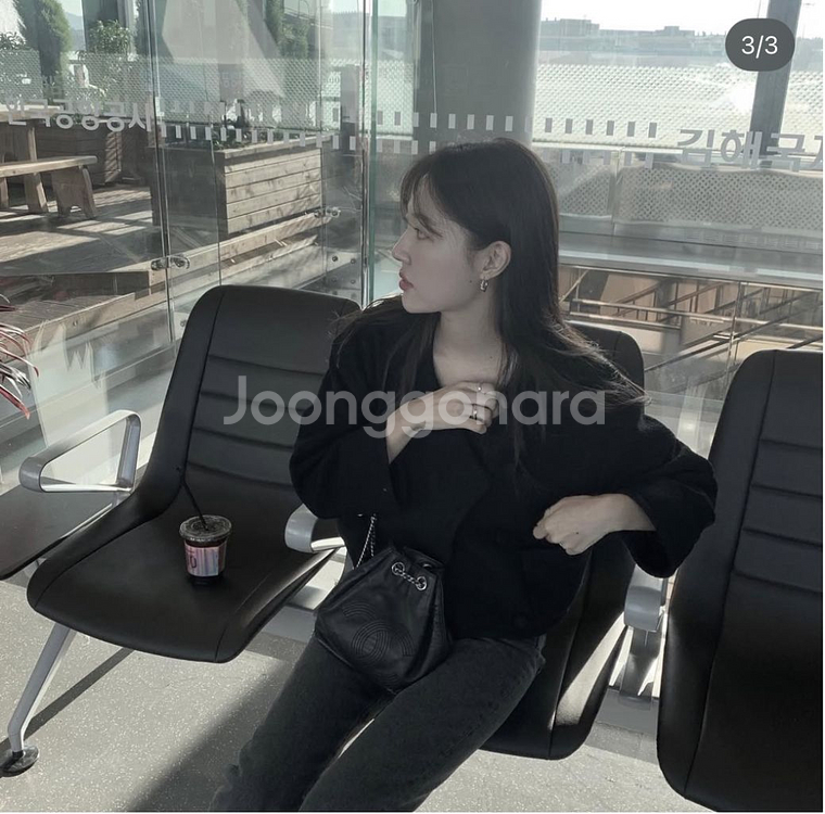 샤넬 정품백팩 타낫 유서빈 백팩 빈티지 로고 미니 은장--1