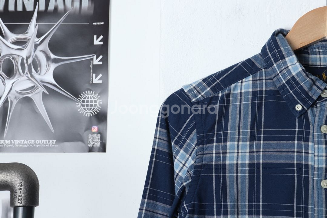 (M) 폴로 랄프로렌 셔츠 남방 아동 키즈 체크--2