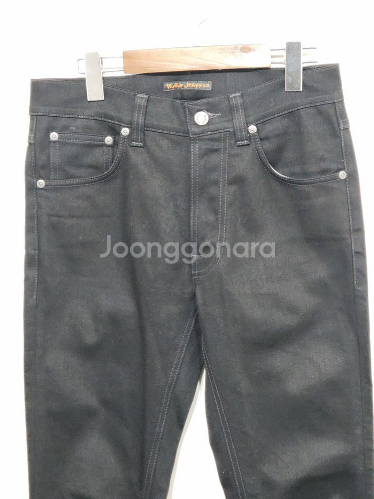 (29) 누디진 린딘 청바지 블랙 스판 데님팬츠 슬림핏--1