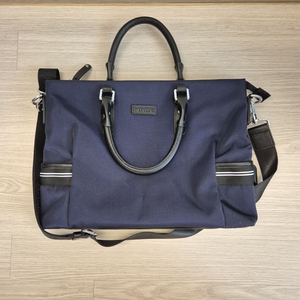 PADIEOE 가죽 캔버스 서류가방