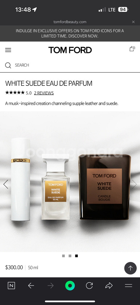 톰포드 향수 화이트 스웨이드 50ml 정품--4
