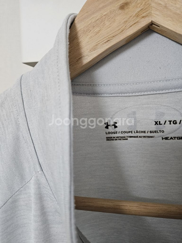 언더아머 하프집업 연그레이 XL--1