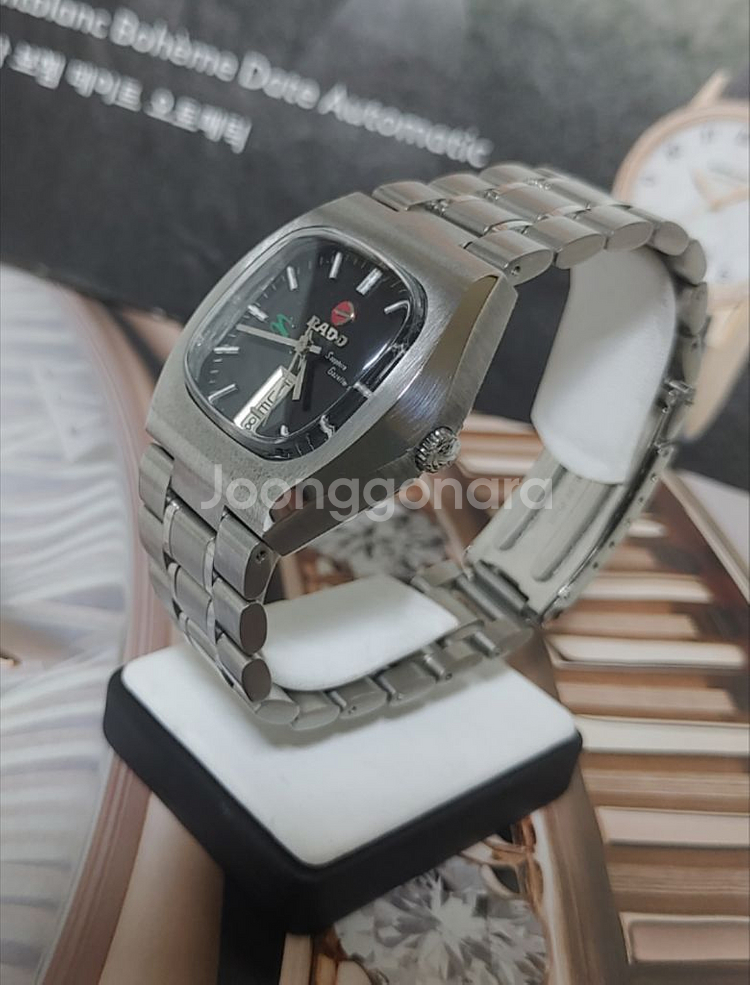 RADO 사파이어가젤 74 자동 남성용메탈시계--1