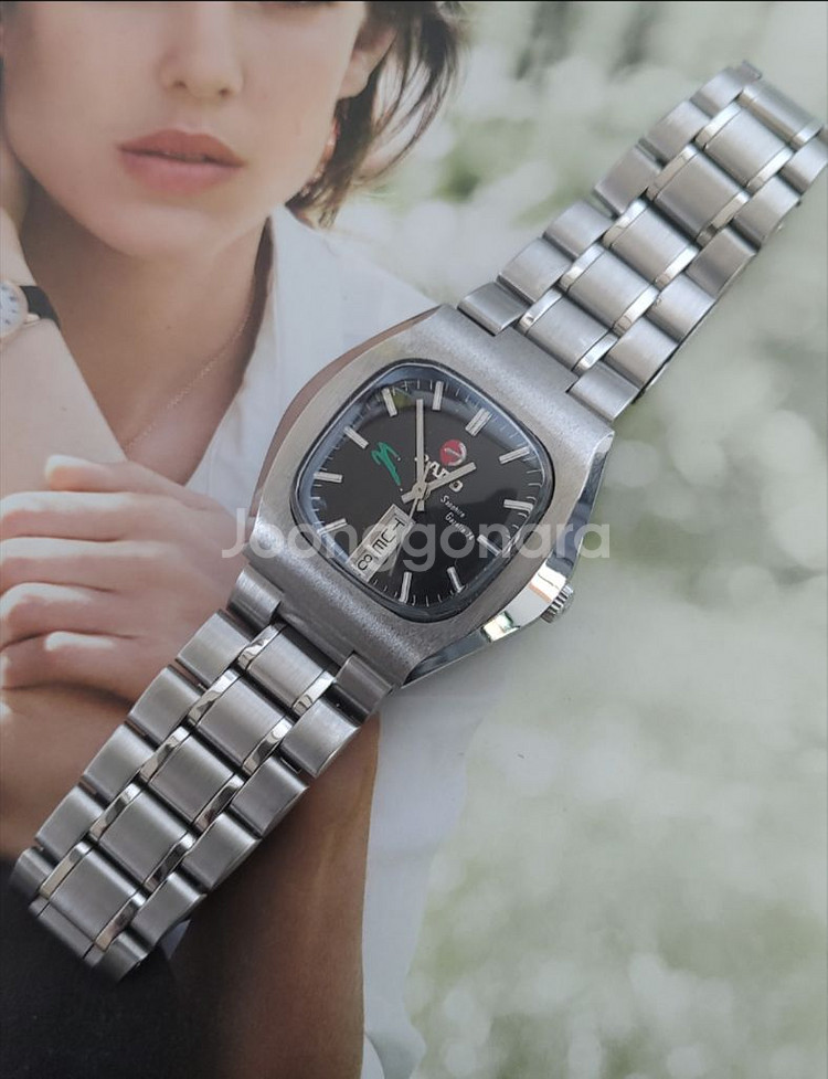 RADO 사파이어가젤 74 자동 남성용메탈시계--4