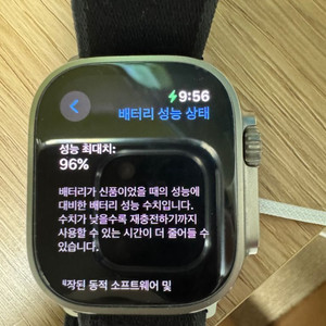 애플워치 울트라1 정품스트랩1개 일반스트랩1개포함