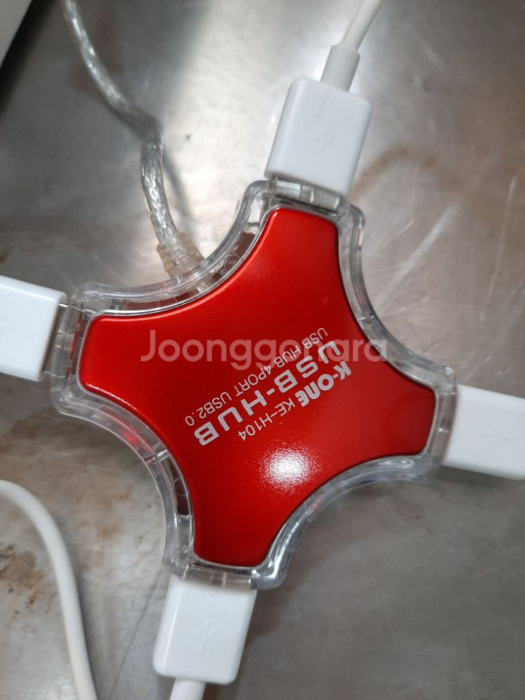 K-ONE USB 허브 KE-H104 4포트 새상품--2