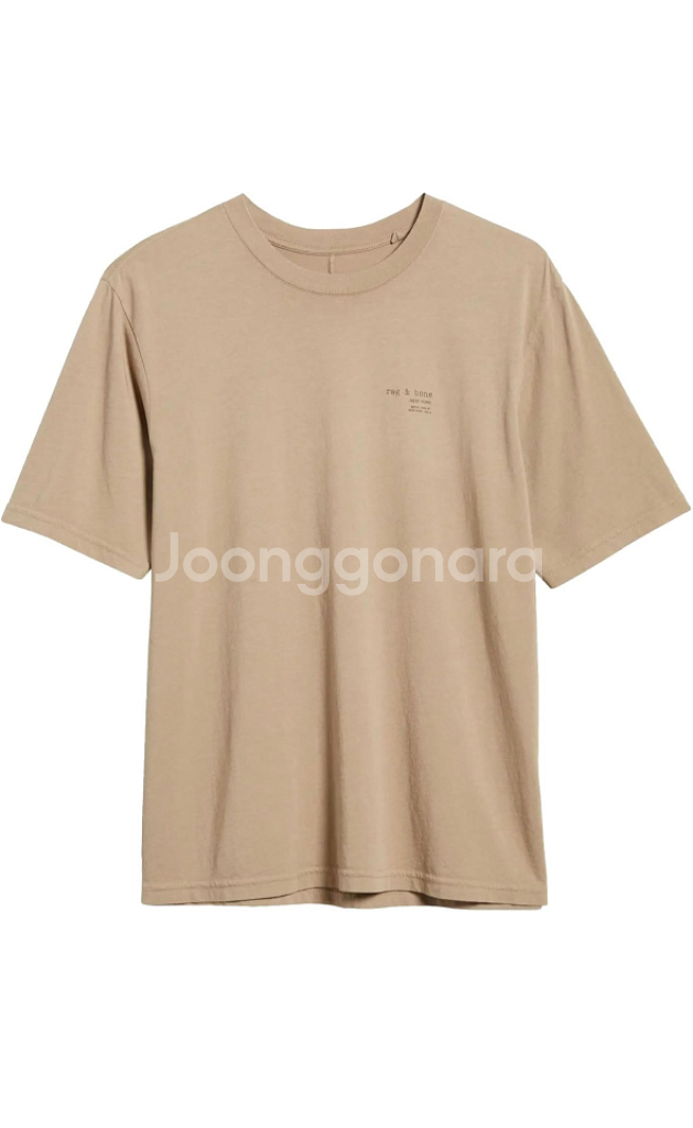 Rag&Bone 반팔 티셔츠 Taupe M, L--0