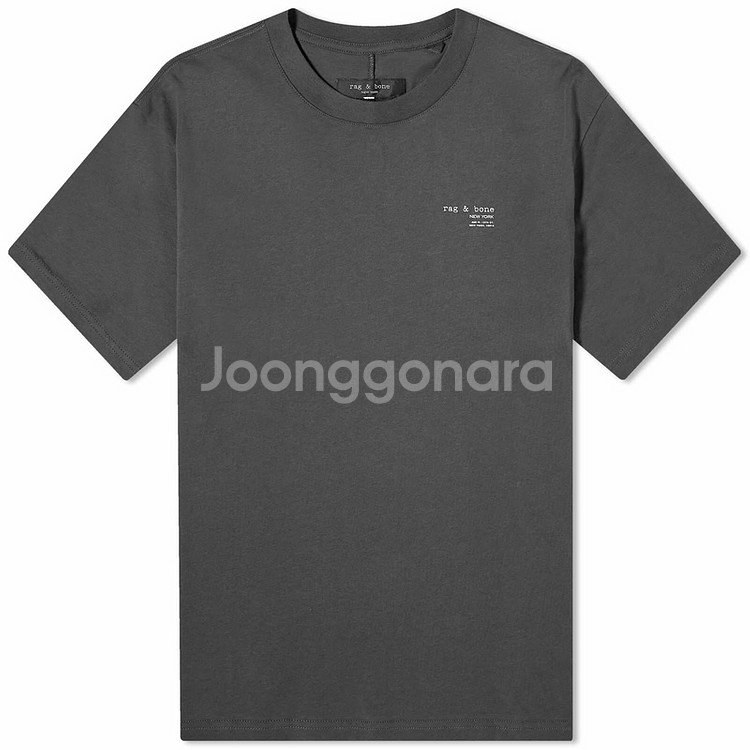 Rag&Bone 반팔 티셔츠 그레이 M--0