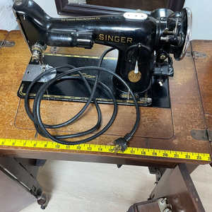 앤틱 싱거 전기 미싱 재봉틀 Singer sewing
