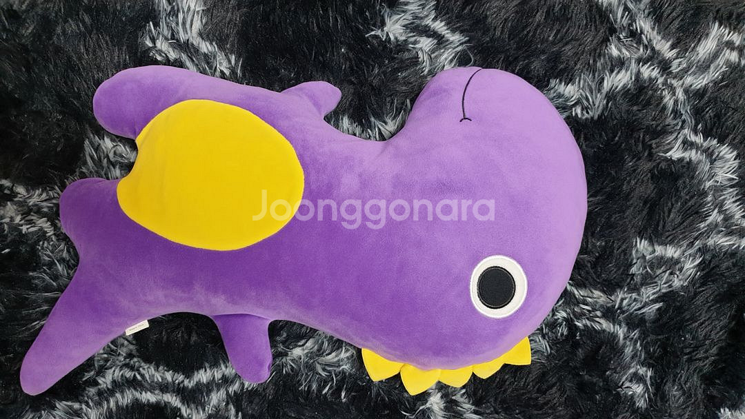 다이소 보라공룡인형 보관새것--0