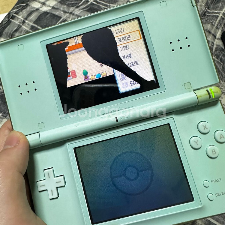 닌텐도 ds lite 아이스블루 팔아요--3