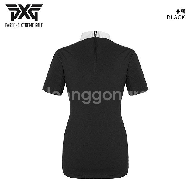 PXG 골프 여성 브이라인 반팔 카라티--5
