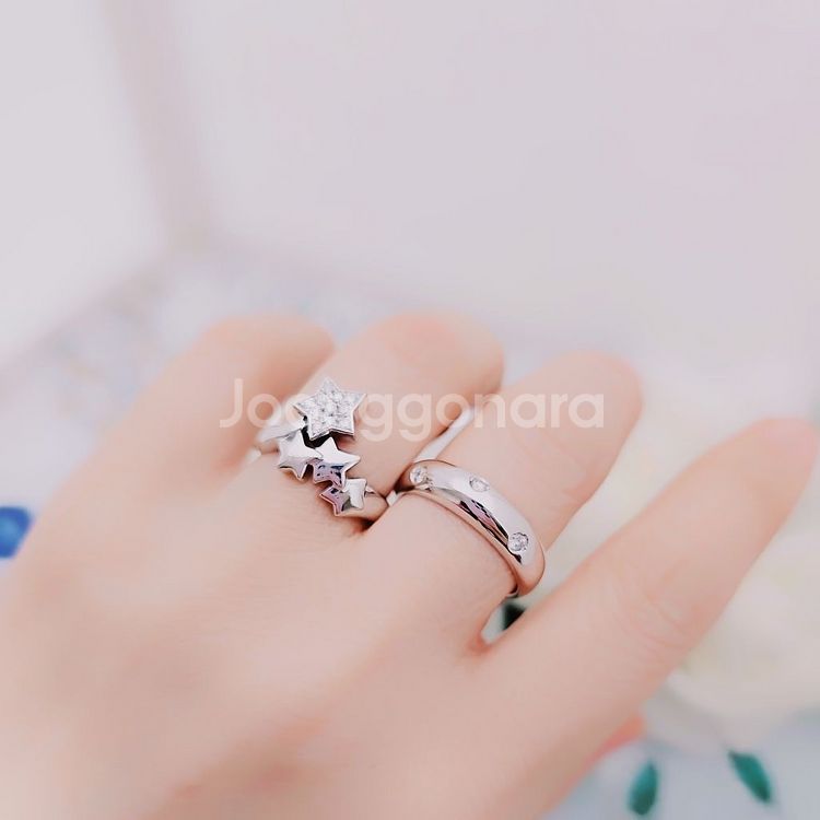 18k 골든듀 폴라리스 반지--4