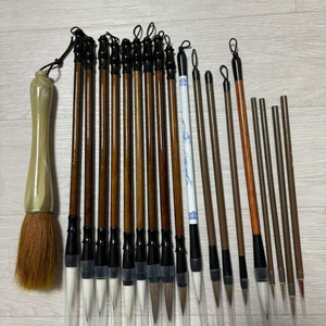 새상품) 서예 동양화 붓세트 19종
