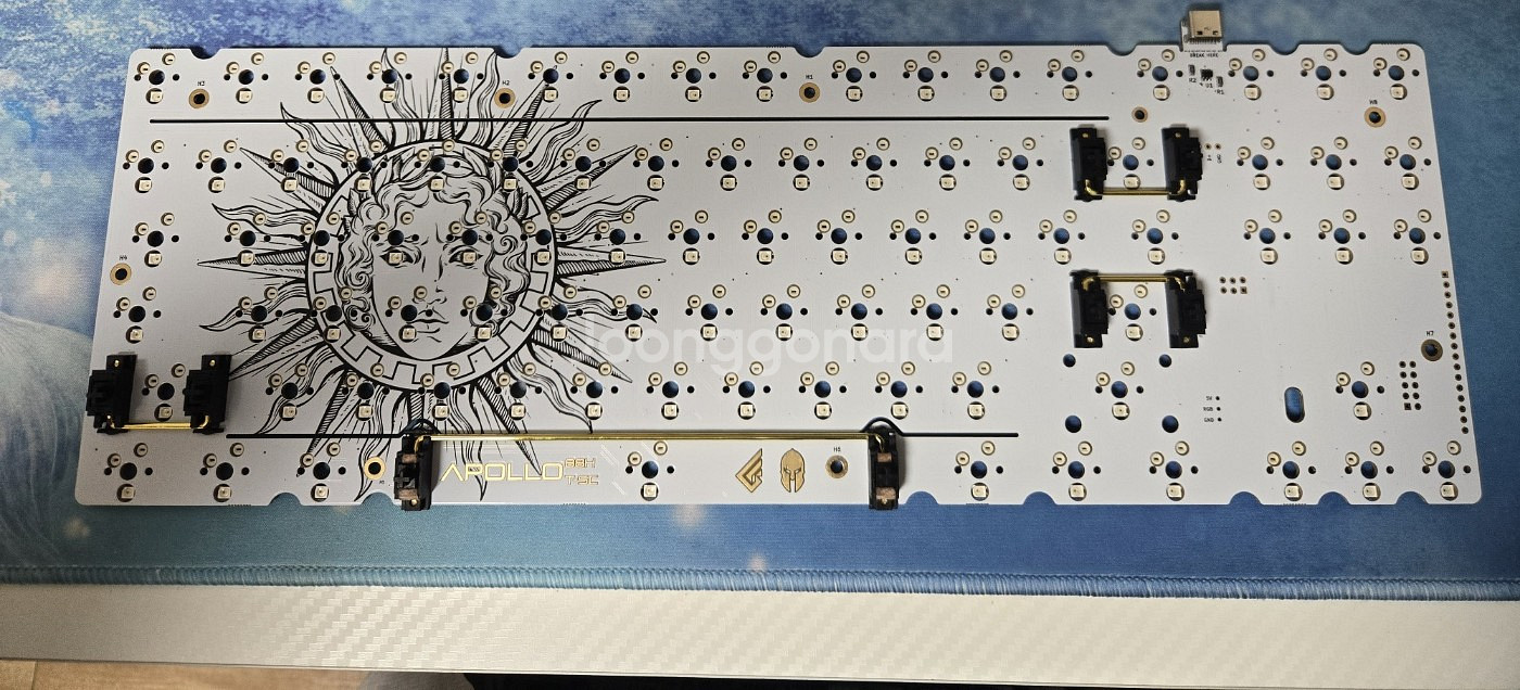 아폴로 f13 키보드 pcb 기판.기보강 판매합니다--0