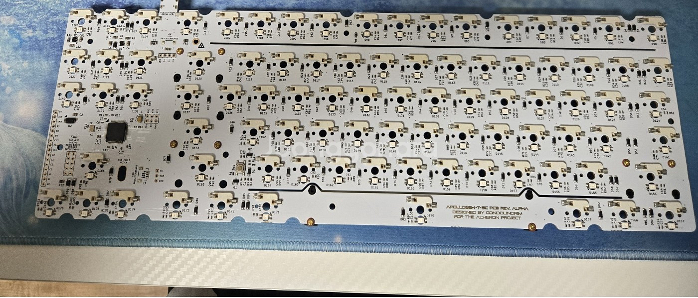 아폴로 f13 키보드 pcb 기판.기보강 판매합니다--1