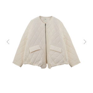 PVCS 퀼팅 숏 점 아이보리(미착용)