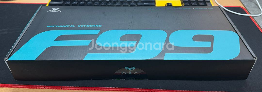 AULA F99 유무선 독거미 한글 기계식 키보드팝니다--0