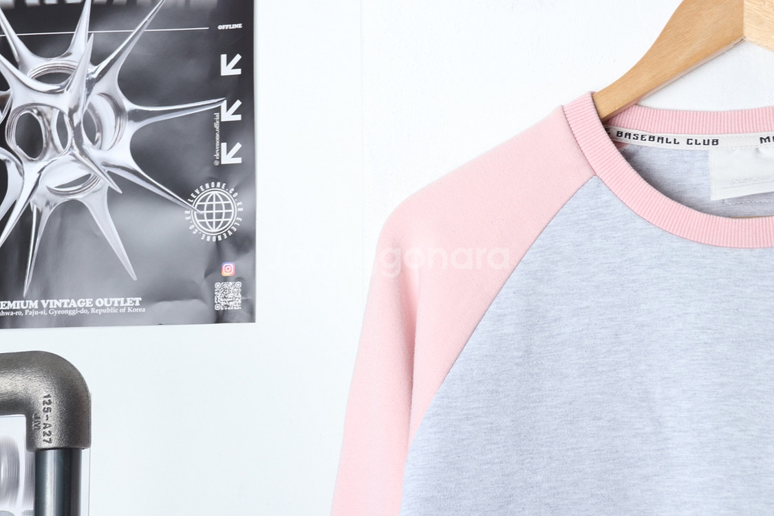 W(XL) MLB 엠엘비 맨투맨 티셔츠 양키스 핑크--3