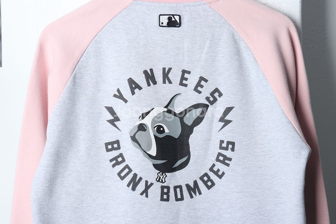 W(XL) MLB 엠엘비 맨투맨 티셔츠 양키스 핑크--6