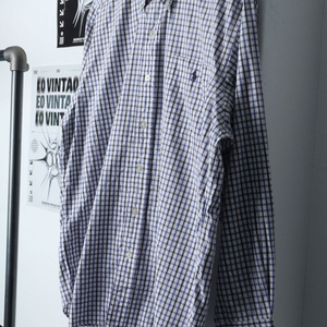 (M-L) 폴로 랄프로렌 셔츠 남방 골프 체크 로고