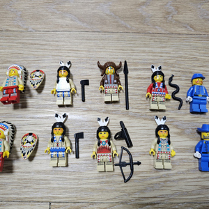 올드레고 서부 인디언 미니피규어