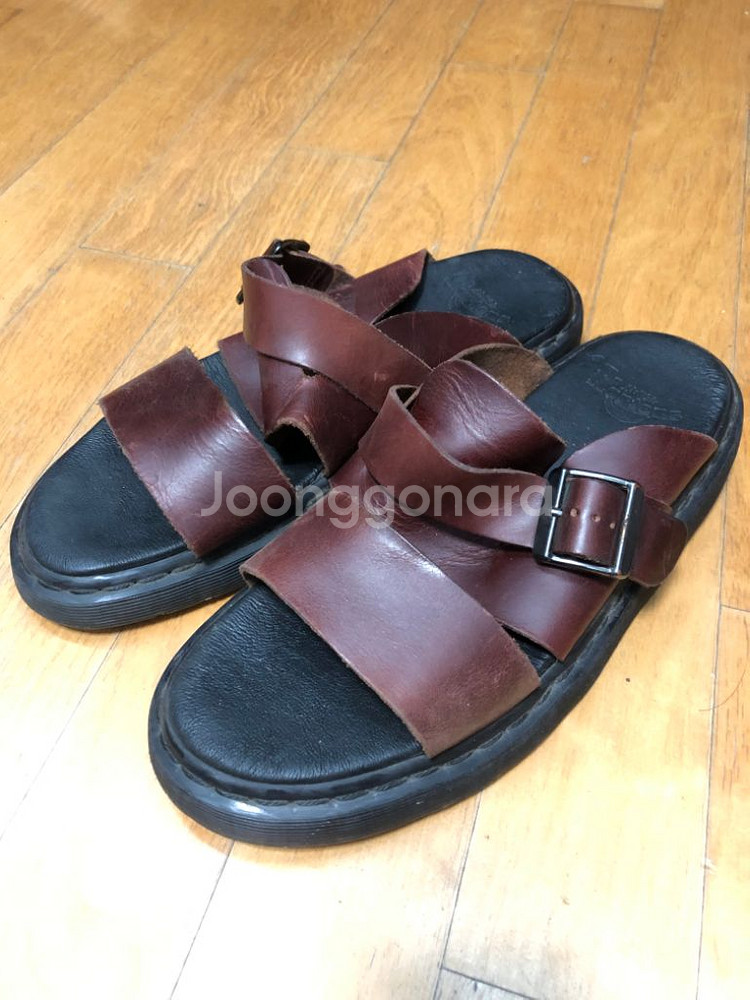 닥터마틴 브렐라지 샌들 슬리퍼 브라운 레더 280--0