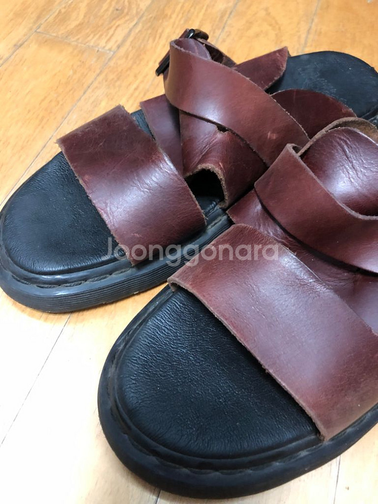닥터마틴 브렐라지 샌들 슬리퍼 브라운 레더 280--2