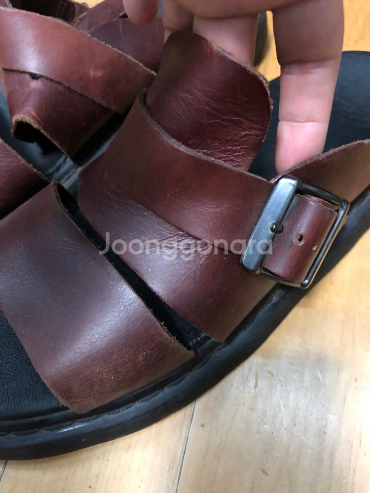 닥터마틴 브렐라지 샌들 슬리퍼 브라운 레더 280--3
