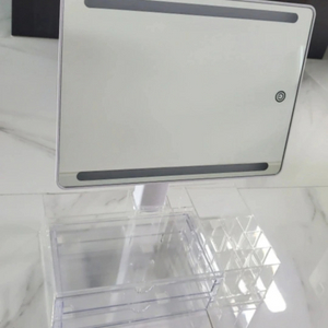 무아스 LED거울 화장품 정리함