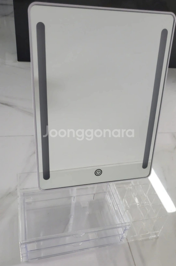 무아스 LED거울 화장품 정리함--1