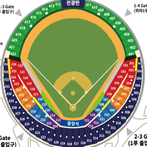 4/27(일) 두산vs롯데 1루 오렌지석 2연석