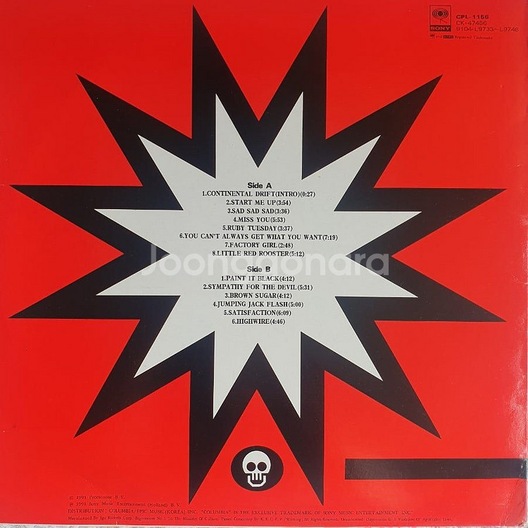 ROLLING STONES - FLASHPOINT LP--1