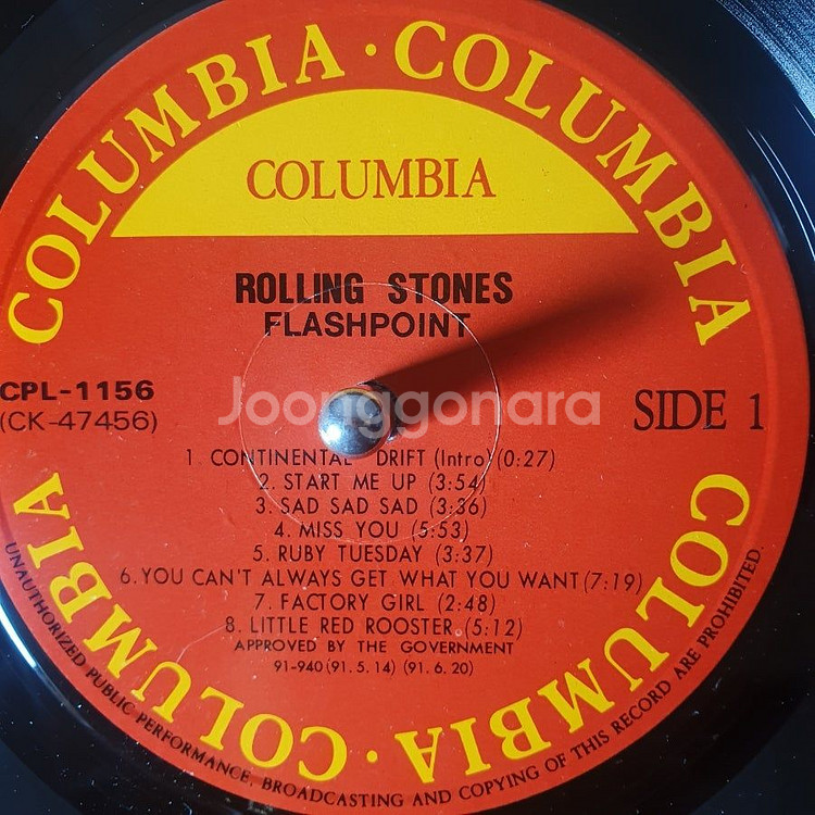 ROLLING STONES - FLASHPOINT LP--3