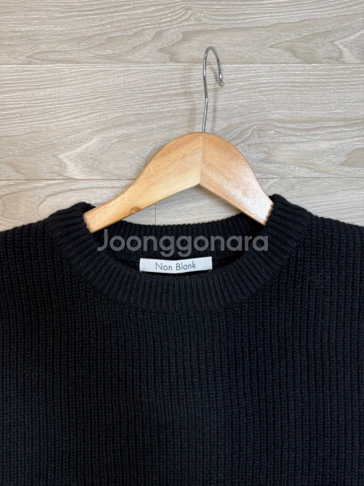 넌블랭크 램스울 라운드니트--1