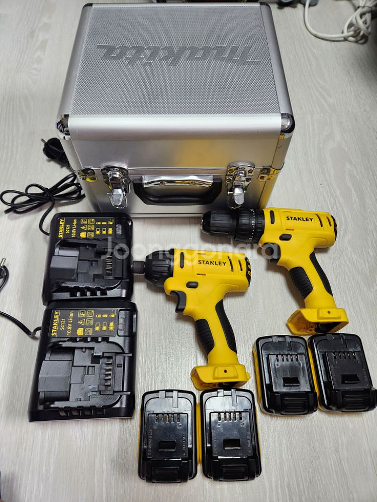 스탠리 10.8V 충전드릴 콤보세트--0