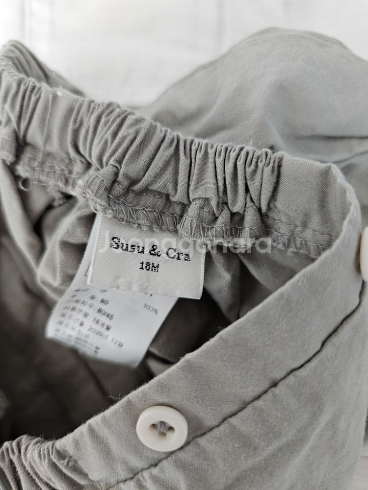 슈슈앤크라 18M 블루머 셔츠 세트--3