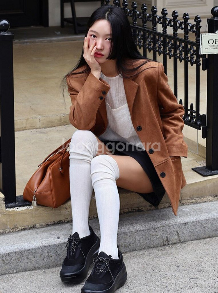 올리브데올리브 레이어드 뷔스티에 세트 시스루 블라우스--4