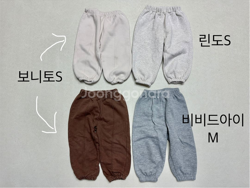 아기옷일괄 S,90 (상의2,하의5)--4
