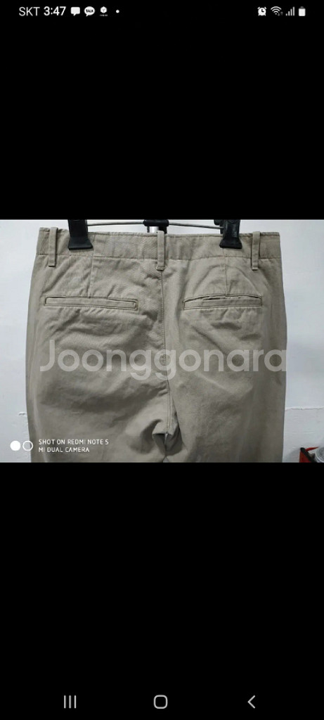 29 갭 슬림핏 데님 면바지--5