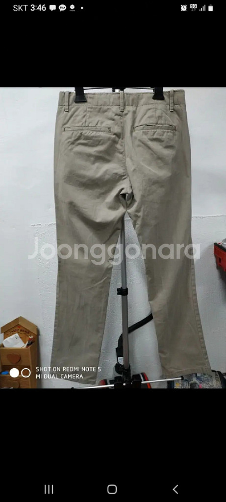 29 갭 슬림핏 데님 면바지--1