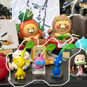 피크민 배쓰밤 피규어(일괄)