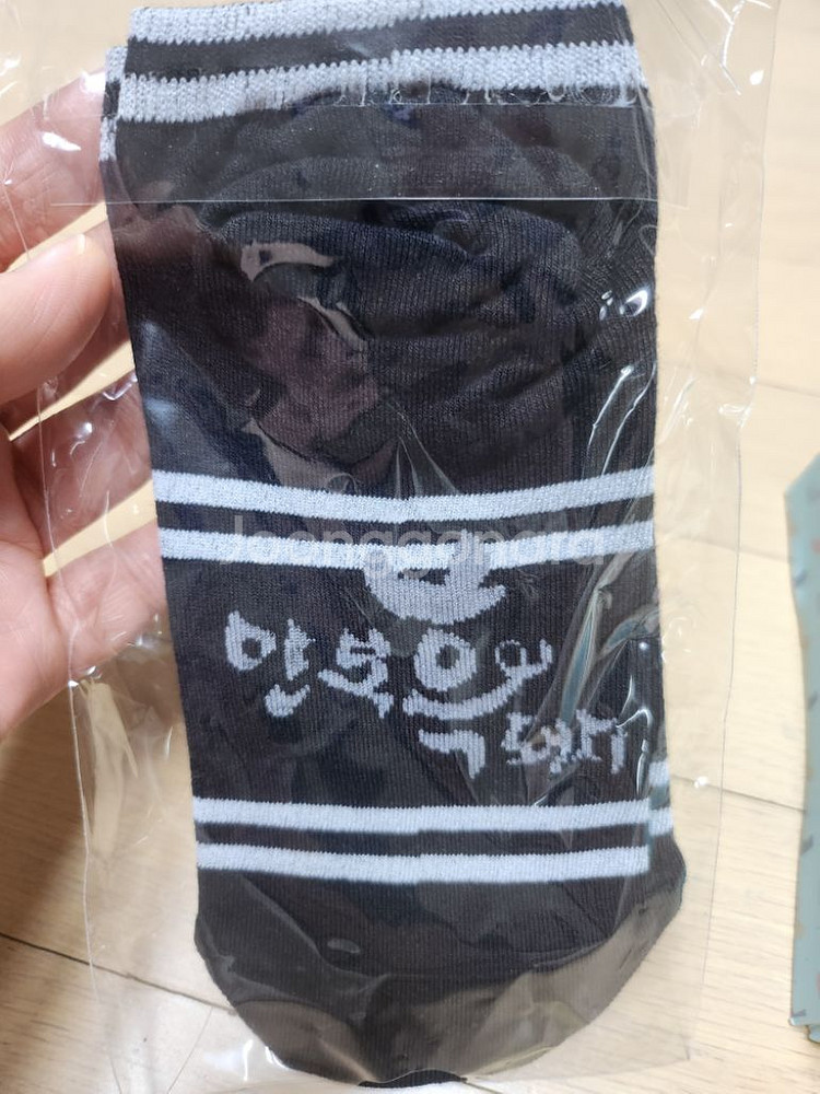하리보 도넛 수면양말 2세트+ 블랙양말 일괄~ 미사용--4