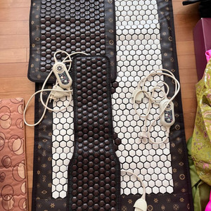 원적외선 게르마늄 옥돌매트 옥돌복대 세트